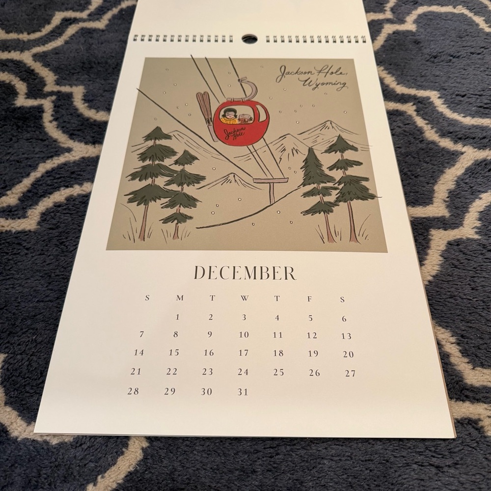 Rifle Paper Co. Travel Sketchbook Calendar - Picture 13 of 13